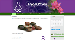 Desktop Screenshot of leonorposada.com