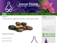 Tablet Screenshot of leonorposada.com